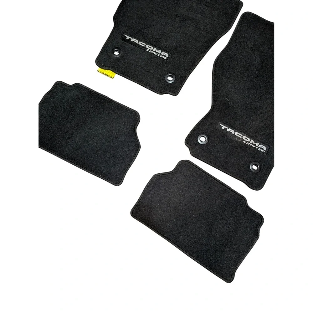 Toyota Tacoma Limited Black Carpet Floor Mats Set 4pc OEM PT206-35248 Double Cab